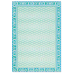 DECAdry Premium Certificates Watermarked 115gsm A4 Turquoise Blue Ref DPDSD1052 [Pack 70]