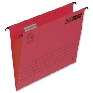 Elba Verticflex Ultimate Suspension File Manilla 240gsm A4 Red Ref 100331154 [Pack 25]