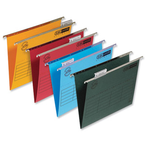 LOblique Verticfile Ultimate Suspension File Manilla 240gsm Foolscap Yellow Ref L9000240 [Pack 50]