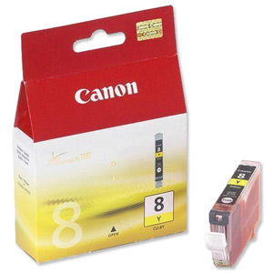 Canon CLI-8Y Inkjet Cartridge Yellow Ref 0623B001