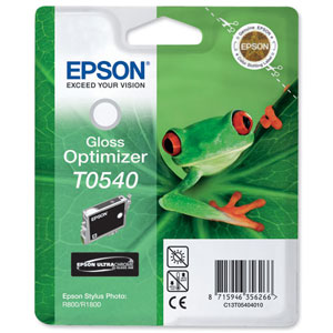 Epson T0540 Inkjet Cartridge Frog Page Life 400pp Gloss Optimiser Ref C13T05404010 Ident: 803M