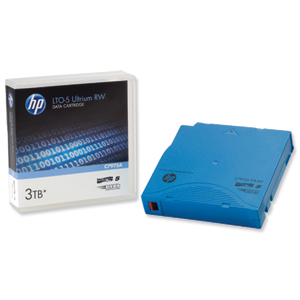 Hewlett Packard [HP] LTO-5 Ultrium Data Tape Cartridge RW 190-240MB/s 1.6-3TB Ref C7975A Ident: 781A
