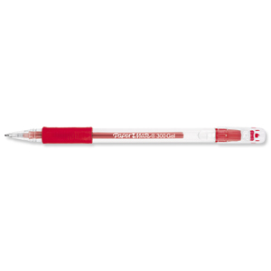 Paper Mate Gel 300 Rollerball Pen 0.7mm Tip 0.5mm Line Red Ref S0929370 [Pack 20] Ident: 70E