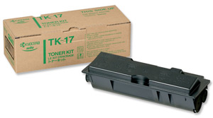Kyocera TK-17 Laser Toner Cartridge Page Life 6000pp Black Ref 1T02BX0EU0 Ident: 821A