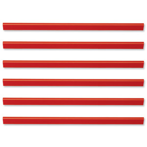 Durable Slide Binders A4 Capacity 9mm Red Ref 3054/03 [Pack 100]