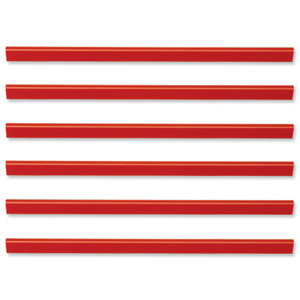 Durable Slide Binders A4 Capacity 9mm Red Ref 3054/03 [Pack 100] Ident: 713A