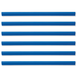 Durable Slide Binders A4 Capacity 9mm Blue Ref 3054/06 [Pack 100] Ident: 713A