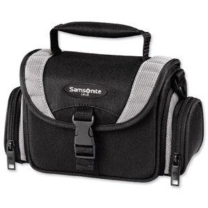 Samsonite Safaga 100 Camcorder Case Water-Repellent Polytex 600D Black/Grey Ref 23635