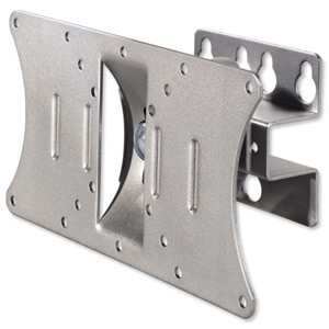 Hama LCD Wall Bracket Easy1 Steel Plate Flush 20 Tilt Up To 32in Screen Holds 20kg Silver Ref 11548 Ident: 729D