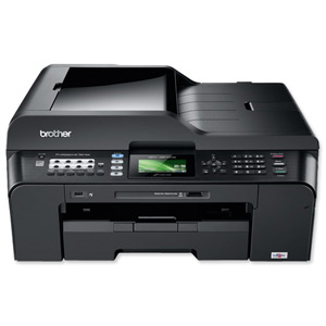 Brother Colour Inkjet Multifunction Printer Duplex Network WiFi 10ppm 6000dpi A3 Ref MFCJ6510DWU1