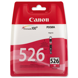 Canon Inkjet Cartridge Page Life 437pp Magenta CLI-526 M Ref 4542B001