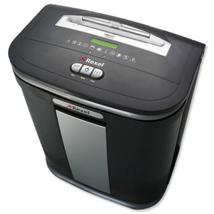 Rexel Mercury RSX1630 Shredder 4x45mm Cross Cut 16x80gsm 13.4kg W525xD450xH650mm Ref 2102395 Ident: 656D