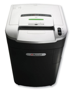 Rexel Mercury RLS32 Large Office Shredder 5.8mm Strip Cut 32x80gsm 52.7kg W723xD660xH1010mm Ref 2102443 Ident: 651A