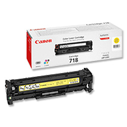 Canon CRG-718Y Laser Toner Cartridge Page Life 2900pp Yellow Ref 2659B002