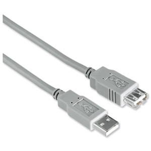 USB Extension Cable A Male Plug to A Female Jack Quality Shielded UL Style 1.8m Ident: 757B
