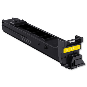 Konica Minolta Laser Toner Cartridge Page Life 4000pp Yellow Ref A0DK251 Ident: 820F
