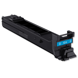 Konica Minolta Laser Toner Cartridge Page Life 4000pp Cyan Ref A0DK451 Ident: 820F