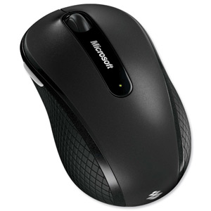 Microsoft Wireless Mouse 4000 Black Ref D5D-00004 Ident: 737E