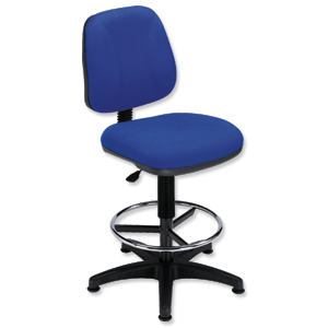 Trexus Intro Medium Back High Rise Chair Seat W490xD450xH650-780mm Back H390mm Blue Ident: 398A