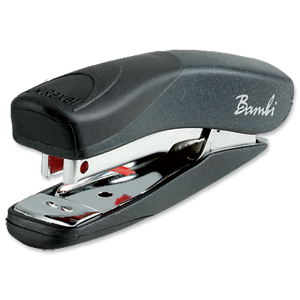 Rexel Bambi Stapler No.25 Capacity 10 Sheets of 80gsm Random Colour Ref 2100154 Ident: 371A