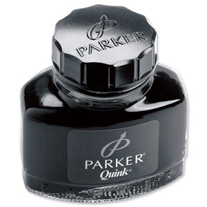 Parker Quink Bottled Ink Permanent 57ml Bottle Black Ref S0037460 Ident: 86F