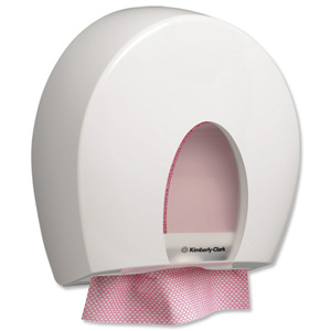 Kimberly-Clark Aqua Hand Towel Dispenser W367xD169xH403mm White Ref 6973 Ident: 594A