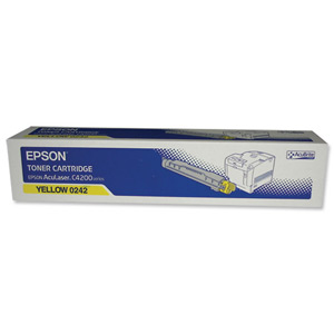 Epson S050242 Laser Toner Cartridge Page Life 8500pp Yellow Ref C13S050242