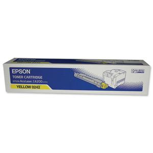 Epson S050242 Laser Toner Cartridge Page Life 8500pp Yellow Ref C13S050242 Ident: 806J