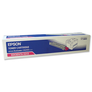 Epson S050243 Laser Toner Cartridge Page Life 8500pp Magenta Ref C13S050243 Ident: 806J