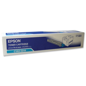 Epson S050244 Laser Toner Cartridge Page Life 8500pp Cyan Ref C13S050244