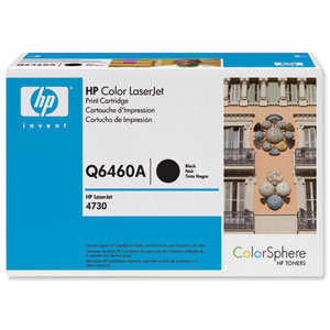 Hewlett Packard [HP] No. 644A Laser Toner Cartridge Page Life 12000pp Black Ref Q6460A Ident: 818D