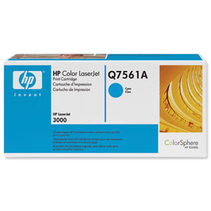 Hewlett Packard [HP] No. 314A Laser Toner Cartridge Page Life 3500pp Cyan Ref Q7561A