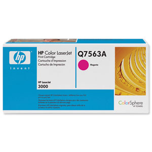 Hewlett Packard [HP] No. 314A Laser Toner Cartridge Page Life 3500pp Magenta Ref Q7563A