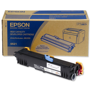 Epson S050521 Laser Toner Cartridge High Yield Page Life 3200pp Black Ref C13S050521