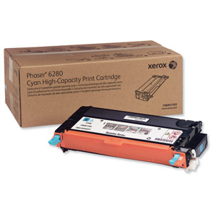 Xerox Laser Toner Cartridge High Yield Page Life 5900pp Cyan Ref 106R01392 Ident: 835D