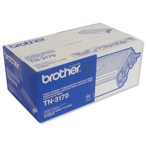 Brother Laser Toner Cartridge Page Life 7000pp Black Ref TN3170
