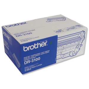 Brother Laser Drum Unit Page Life 25000pp Black Ref DR3100