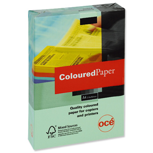 Multifunctional Paper Coloured Ream Wrapped 80gsm A4 Green [500 Sheets] Ident: 16A