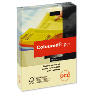 Multifunctional Paper Coloured Ream Wrapped 80gsm A4 Yellow [500 Sheets] Ident: 16A