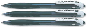 Pilot BegreeN Rexgrip Ball Point Pen Medium Black Ref BRG10MBBBG [Pack 10]
