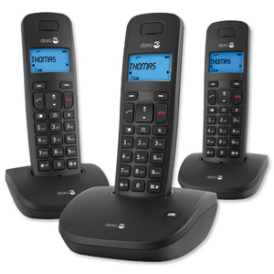 Doro Formula 3 Telephone DECT Trio Cordless 20-entry Phonebook Ref Formula3Trio