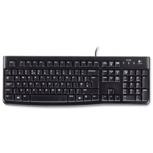 Logitech K120 UK Business Keyboard Wired USB Low-profile Keys Ref 920-002524
