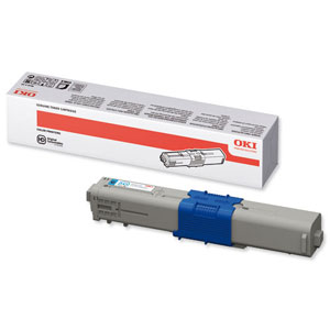 OKI Laser Toner Cartridge High Yield Page Life 5000pp Cyan Ref 44469724 Ident: 827A