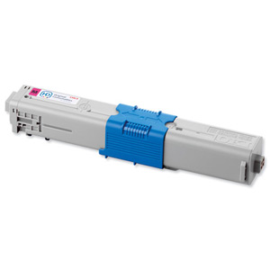 OKI Laser Toner Cartridge Page Life 2000pp Magenta Ref 44469705