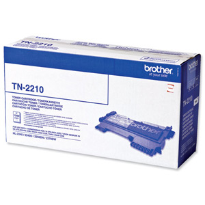 Brother Laser Toner Cartridge Page Life 1200pp Black Ref TN2210 Ident: 683G