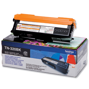 Brother Laser Toner Cartridge Page Life 2500pp Black Ref TN320BK