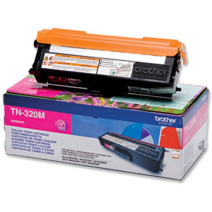 Brother Laser Toner Cartridge Page Life 1500pp Magenta Ref TN320M