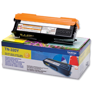 Brother Laser Toner Cartridge Page Life 1500pp Yellow Ref TN320Y