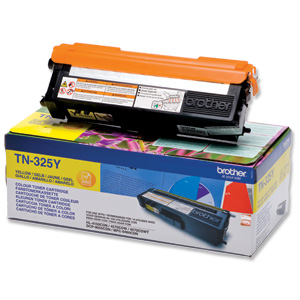 Brother Laser Toner Cartridge Page Life 3500pp Yellow Ref TN325Y Ident: 680A