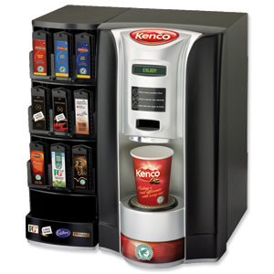 Kenco Coffee Machine Singles Capsule System 30 Cup Tank Capacity LCD Display Ref 89275